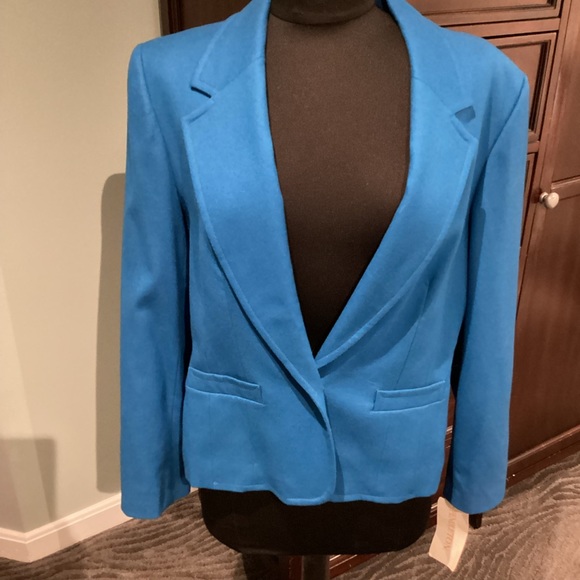 NWT, Pendleton, Wool Blazer, Marine Blue, Fully Lined, vintage - Picture 11 of 13